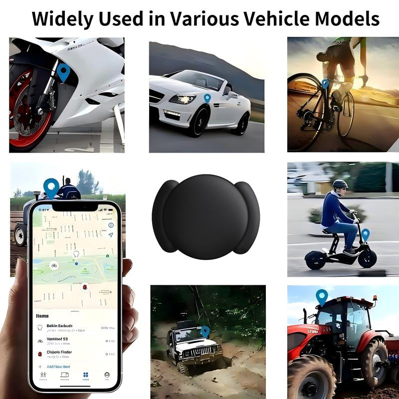 GPS Tracker for Car,Works with Apple Find My (Ios Only),Mini Trackers Device with Weatherproof Magnetic Case-No Monthly Fee-Best Hidden GPS Trackers,Anti-Lost Device Smart Tracking Tag