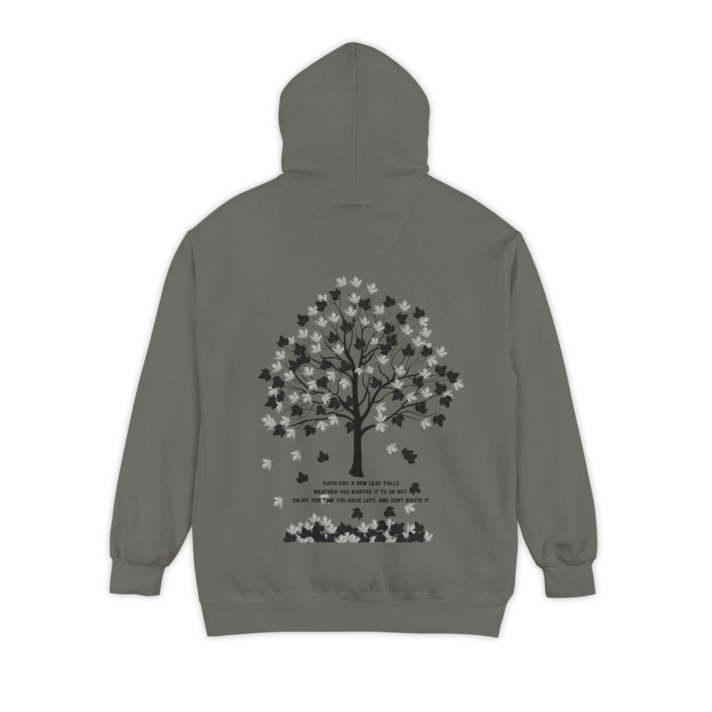 Tree of Time Unisex Hoodie - Nature Inspired Sweatshirt, Time Passing Symbol, Deep Meaning Jumper, Earthy Pullover, Men Women Apparel