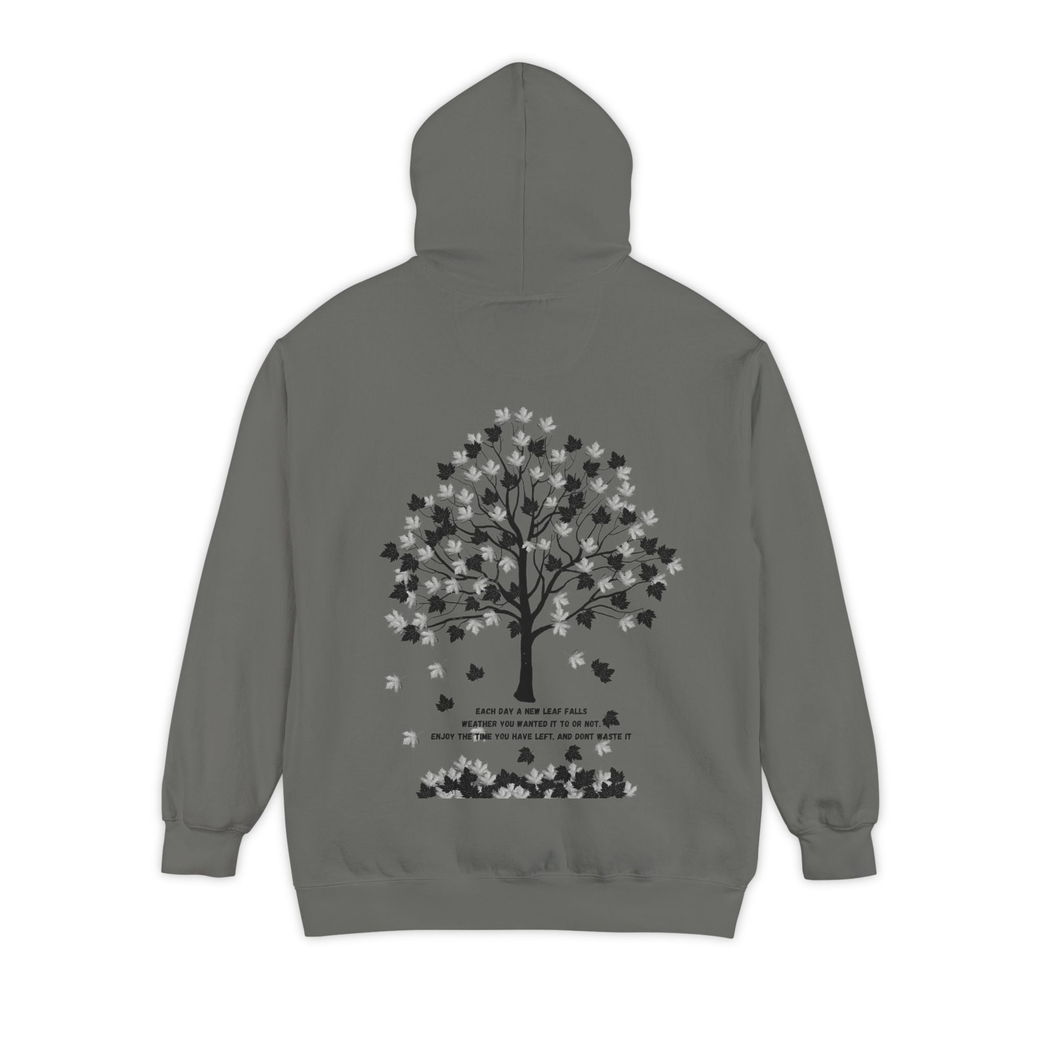Tree of Time Unisex Hoodie - Nature Inspired Sweatshirt, Time Passing Symbol, Deep Meaning Jumper, Earthy Pullover, Men Women Apparel