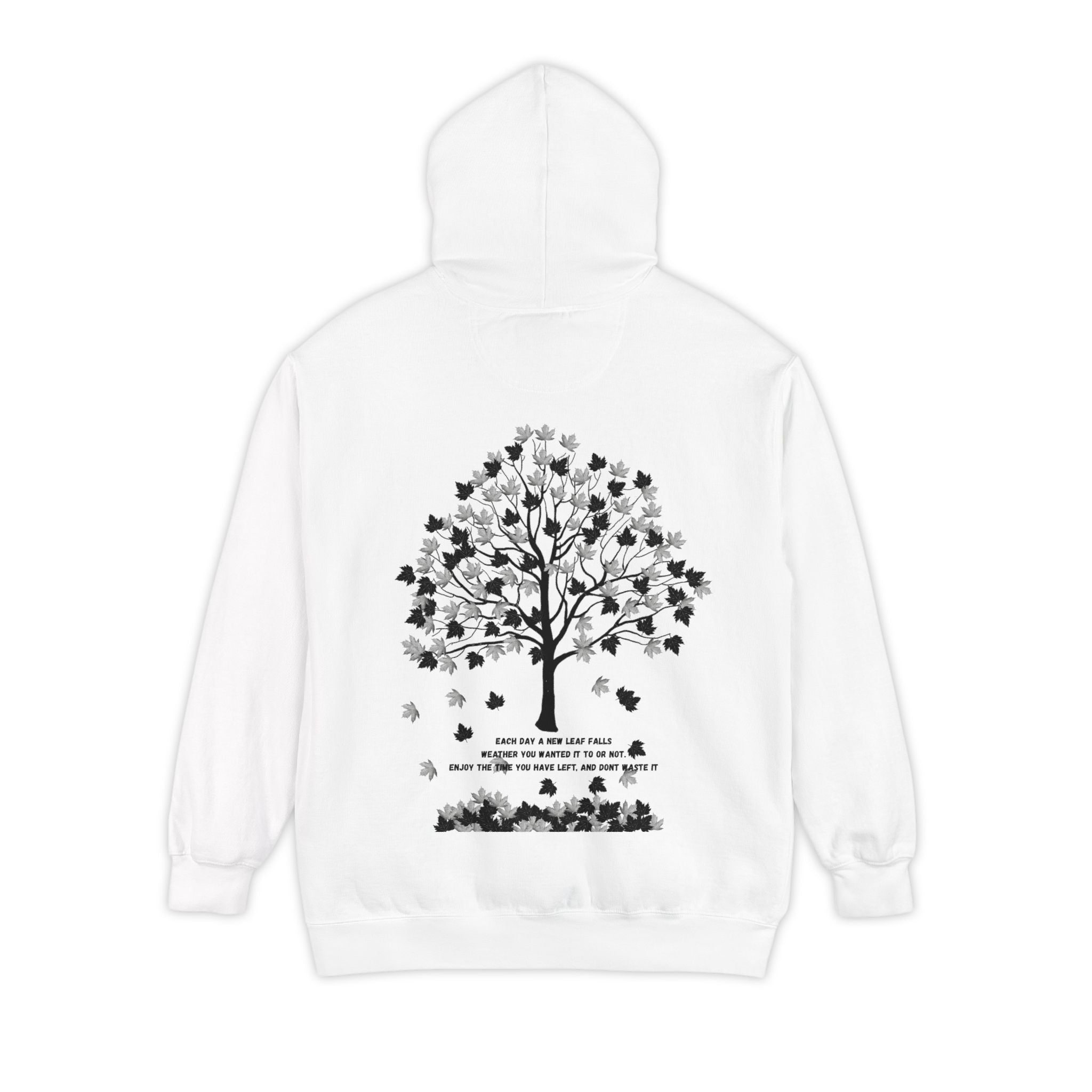 Tree of Time Unisex Hoodie - Nature Inspired Sweatshirt, Time Passing Symbol, Deep Meaning Jumper, Earthy Pullover, Men Women Apparel