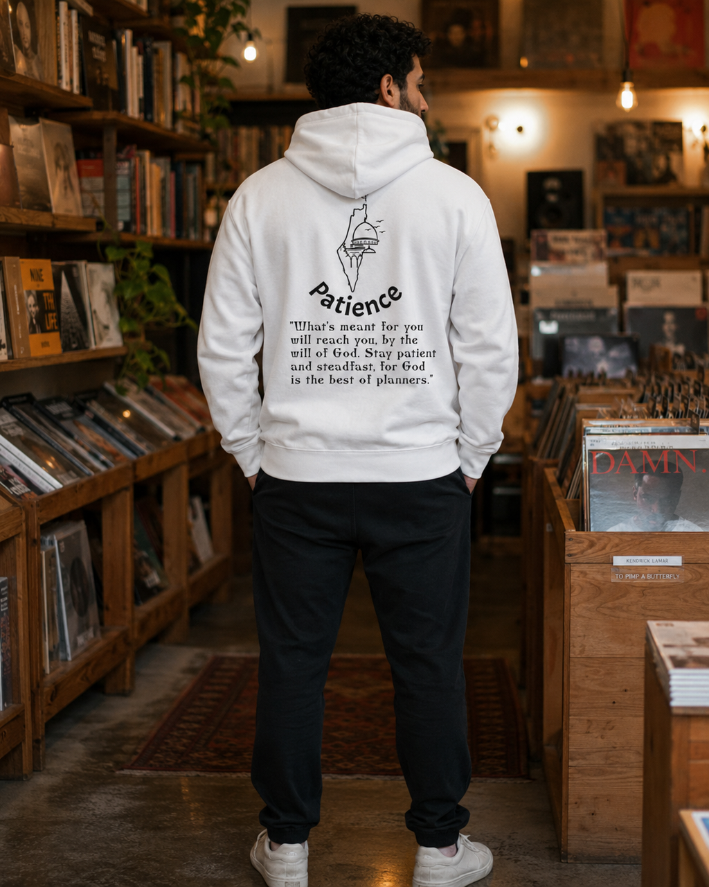 Sabr Hoodie — Arabic 'Sabr' Patience Hoodie | Islamic-Inspired Streetwear