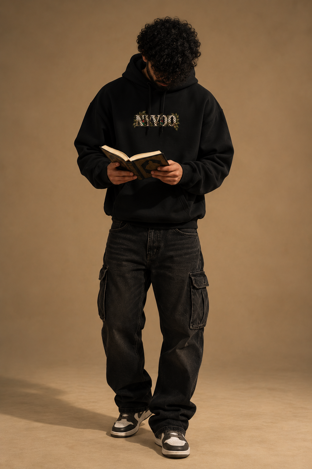 NYVOO Palestine Heritage Emblem Heavy Weight Cotton Hoodie