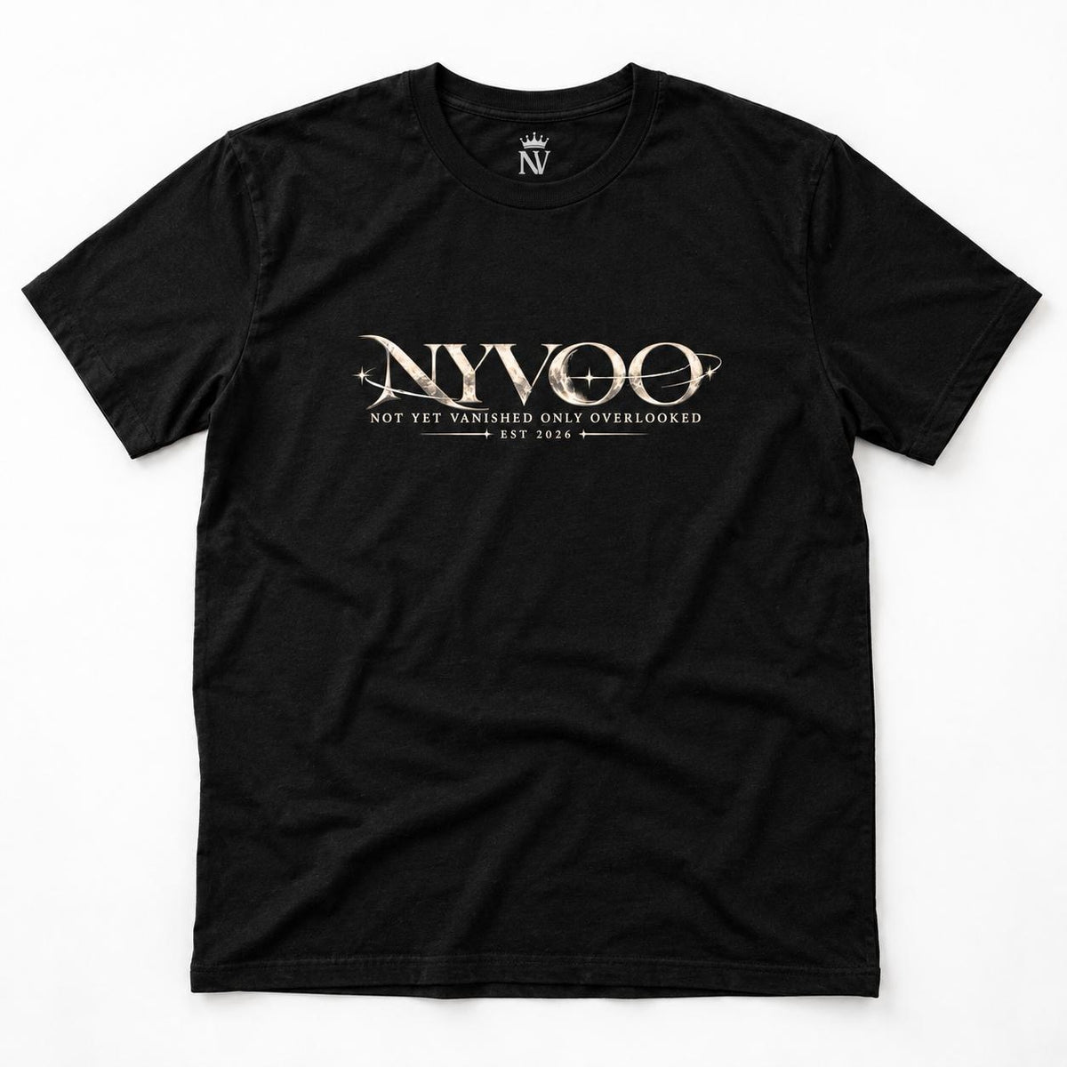 Celestial Moon Tee — "Not Yet Vanished Only Overlooked"