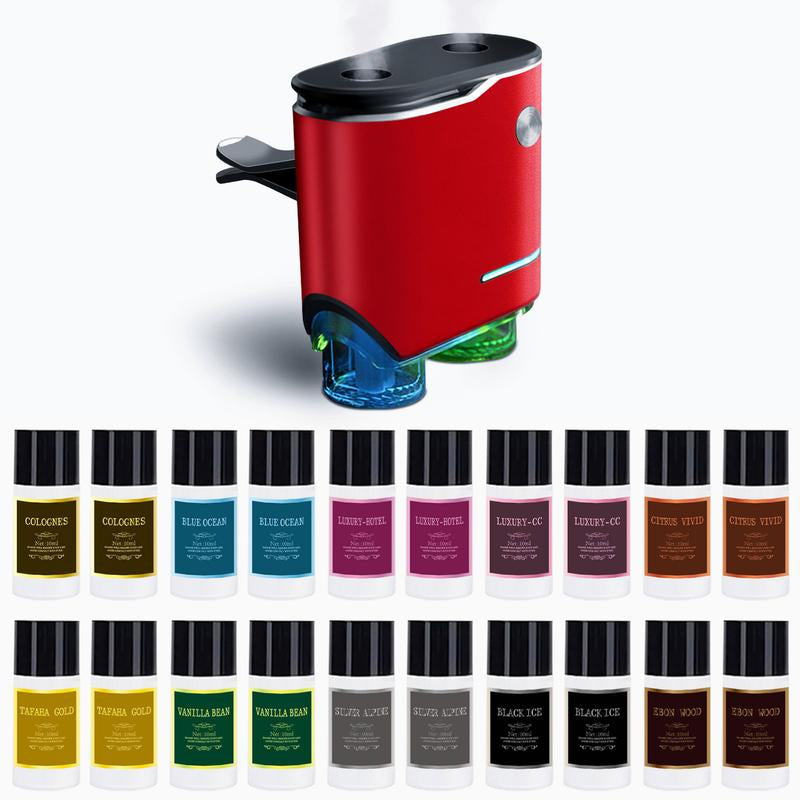 Shonoppy NEW Car Air Freshener Diffuser - 20Bottles Essential Oils Dual Spray Strong Smell Car Aromatherapy,Luxury Car Interior Accessories,Best Birthday Gifts