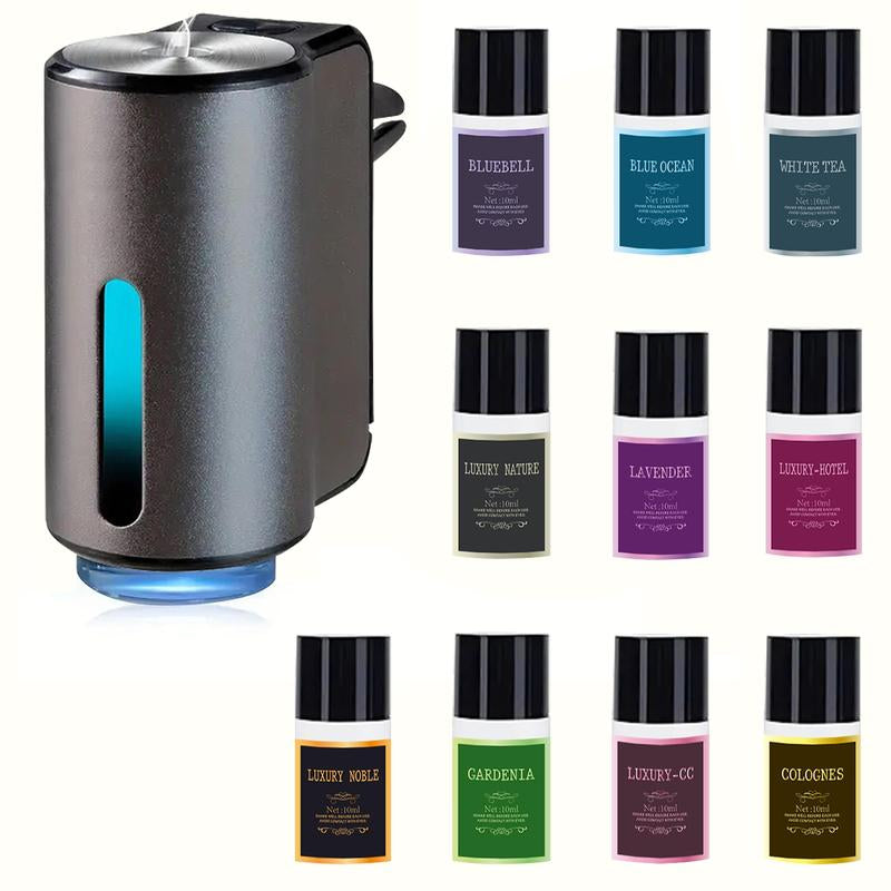 Smart Car Air Freshener, Rechargeable Car Aroma Diffuser with Essential Oil, Car Air Freshener, Car Aromatherapy Diffuser, Automotive Accessories, Car Interior Diffusers