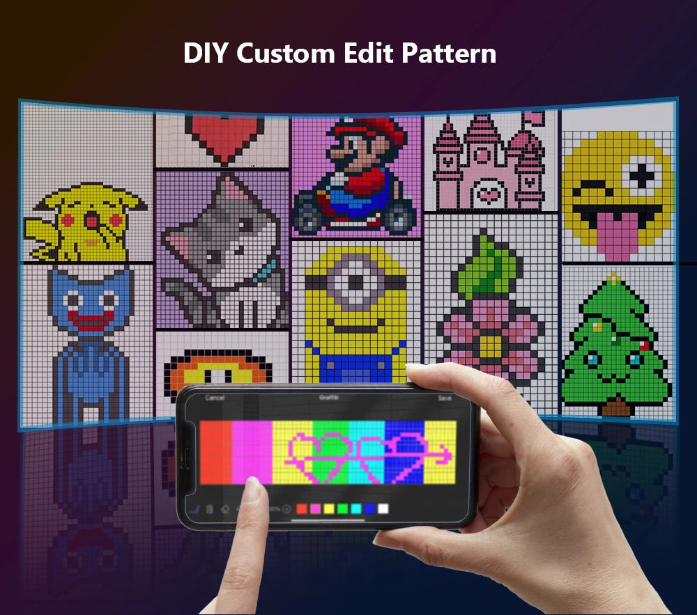 ADJUSTABLE WINDOW LED SIGN (Bluetooth and remote controlled) universal fit