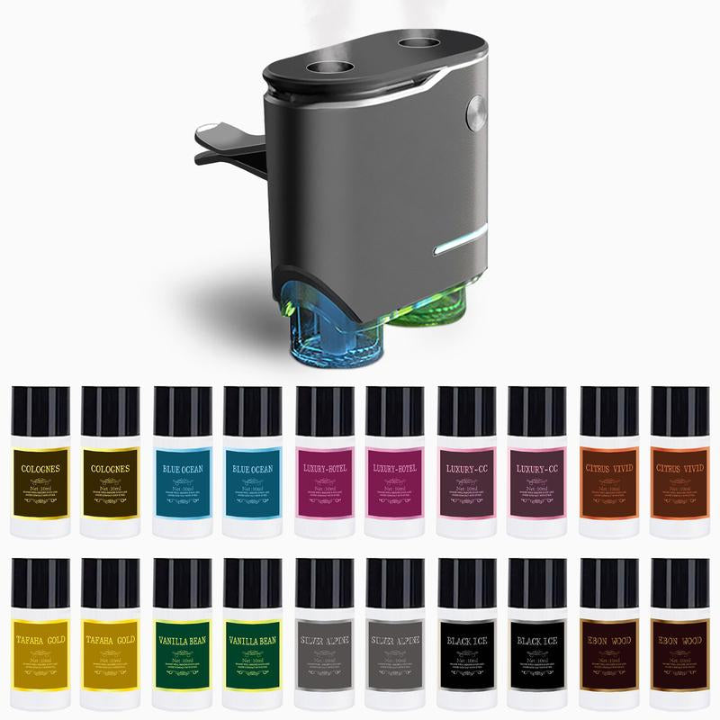 Shonoppy NEW Car Air Freshener Diffuser - 20Bottles Essential Oils Dual Spray Strong Smell Car Aromatherapy,Luxury Car Interior Accessories,Best Birthday Gifts