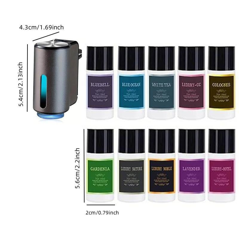 Smart Car Air Freshener, Rechargeable Car Aroma Diffuser with Essential Oil, Car Air Freshener, Car Aromatherapy Diffuser, Automotive Accessories, Car Interior Diffusers