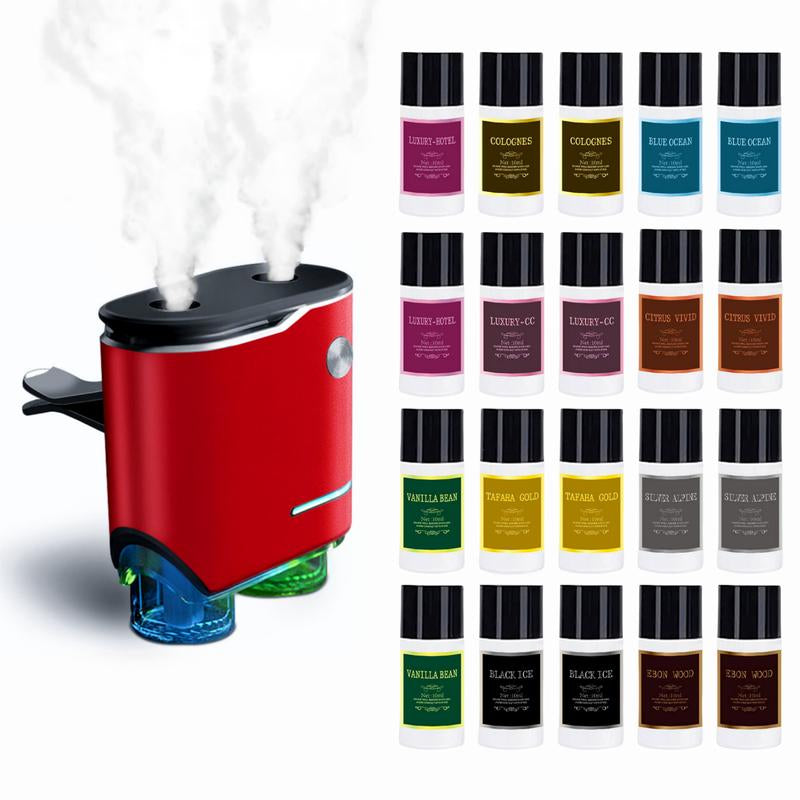 Shonoppy NEW Car Air Freshener Diffuser - 20Bottles Essential Oils Dual Spray Strong Smell Car Aromatherapy,Luxury Car Interior Accessories,Best Birthday Gifts